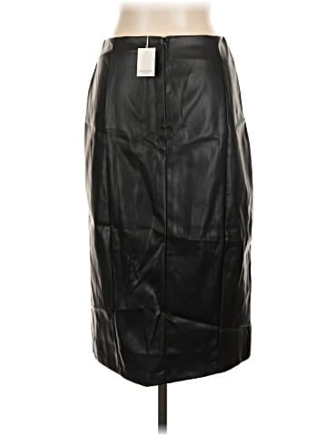 MANGOPOP Collection Faux Leather Skirt (view 2)