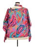 Unbranded 100% Polyester Pink Teal 3/4 Sleeve Top Size 5X - photo 1