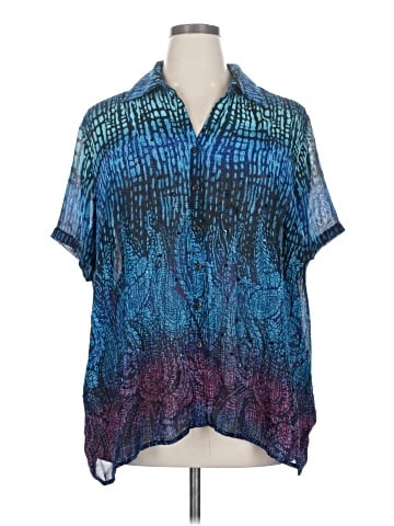 Fashion Bug Short Sleeve Blouse (view 1)