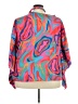 Unbranded 100% Polyester Pink Teal 3/4 Sleeve Top Size 5X - photo 2