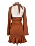 BOSKEMPER Brown Cocktail Dress Size S - photo 2