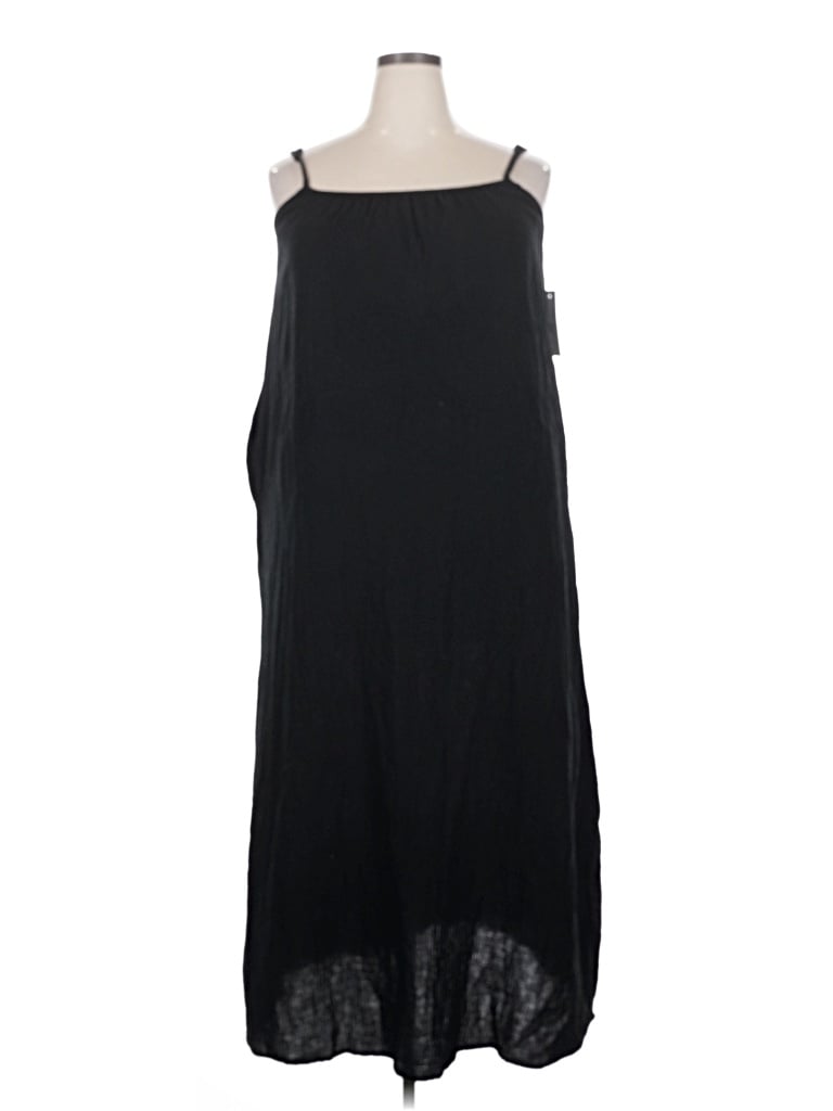 Pre-owned Sol Angeles Casual Dress In Black