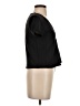 Madewell 100% Cotton Black Texture &amp; Thread Wrap-Tie Top Size XS - photo 4