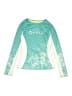 Assorted Brands Teal Rash Guard Size M - photo 1