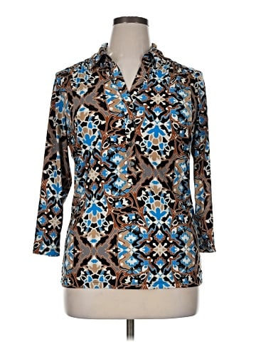Alfani 3/4 Sleeve Blouse (view 1)