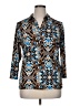 Alfani Blue 3/4 Sleeve Blouse Size XL - photo 1
