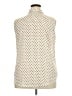 Liz Claiborne 100% Polyester Polka Dots Ivory Sleeveless Blouse Size XXL - photo 2