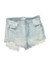 Mudd 100% Cotton Blue Denim Shorts Size 9 - photo 1