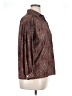Assorted Brands 100% Polyester Paisley Brown 3/4 Sleeve Blouse Size 15 - photo 4