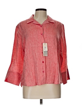 Faconnable 3/4 Sleeve Button Down Shirt