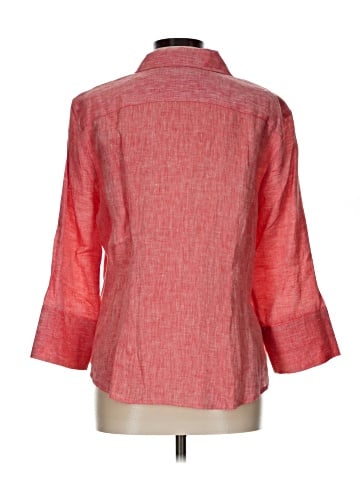 Faconnable 3/4 Sleeve Button-Down Shirt (view 2)
