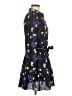 Assorted Brands Black Purple Casual Dress Size M - photo 4
