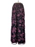Lulus 100% Polyester Floral Purple Casual Pants Size L - photo 2