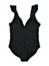 Kona Sol Solid Black Bodysuit Size 16 - photo 2