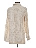 Rails Animal Print Ivory Long Sleeve Blouse Size S - photo 2