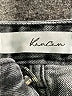 KANCAN JEANS 100% Cotton Stripes Black Jeans Size 1 - photo 4