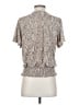 MICHAEL Michael Kors Gray Short Sleeve Blouse Size S - photo 2