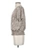 MICHAEL Michael Kors Gray Short Sleeve Blouse Size S - photo 5