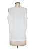 Susan Graver 100% Polyester White Sleeveless T-Shirt Size M - photo 2