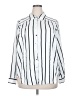 Torrid 100% Polyester Stripes Silver Long Sleeve Blouse Size 2X Plus (2) - photo 1