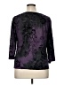 Serenade Purple 3/4 Sleeve Blouse Size 1X - photo 2