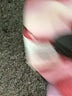 Something Navy Stripes Red Casual Dress Size L - photo 6