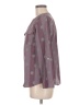 NY Collection Polka Dots Gray Long Sleeve Blouse Size M (petite) - photo 5