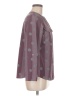 NY Collection Polka Dots Gray Long Sleeve Blouse Size M (petite) - photo 4