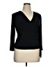 Merona Black 3/4 Sleeve Top Size XL - photo 1