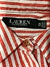 Lauren by Ralph Lauren Stripes Red Short Sleeve Blouse Size XS - photo 7