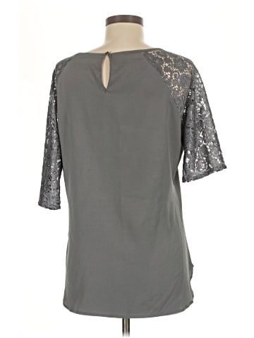 New York & Company 3/4 Sleeve T-Shirt (view 2)
