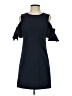 Milly Solid Blue Casual Dress Size 0 - photo 1