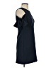 Milly Solid Blue Casual Dress Size 0 - photo 4
