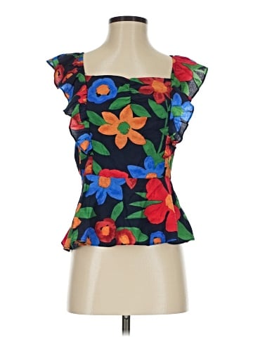 Skies Are Blue Sleeveless Blouse (view 1)