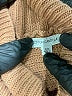 Cotton Candy LA Solid Brown Turtleneck Sweater Size S - photo 7
