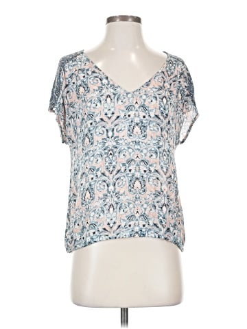 Lucky Brand Short Sleeve Blouse (view 1)
