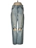 SNEAK PEEK Hearts Blue Jeans Size 7 - photo 1