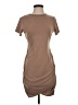 Express Solid Brown Casual Dress Size S - photo 1