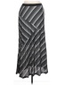 a.n.a. A New Approach Chevron-herringbone Silver Formal Skirt Size L (petite) - photo 1
