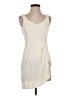 Assorted Brands Solid Ivory Casual Dress Size S - photo 1
