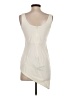 Assorted Brands Solid Ivory Casual Dress Size S - photo 2