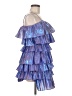 Assorted Brands 100% Polyester Blue Cocktail Dress Size 8 Petite - photo 4
