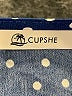 Cupshe 100% Polyester Polka Dots Blue 3/4 Sleeve Blouse Size L - photo 7