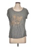 Cato Gray Short Sleeve Top Size L - photo 1