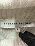English Factory Stripes White Pullover Sweater Size S - photo 7
