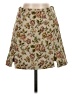 Shein 100% Polyester Floral Tan Casual Skirt Size 4 - photo 1