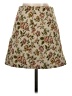 Shein 100% Polyester Floral Tan Casual Skirt Size 4 - photo 2