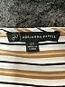 Adrianna Papell 100% Polyester Stripes Ivory Short Sleeve Blouse Size 2X - photo 7