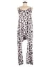 Unbranded Animal Print Ivory Jumpsuit Size L - photo 1