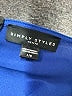 Simply Styled Solid Blue Jumpsuit Size Lg Petite - photo 4